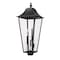 Z-Lite Gannon 5 Light Outdoor Post Mount Fixture, 16in. W x 38.75in. H, Black 5008PHXXLS-BK - alternate 1